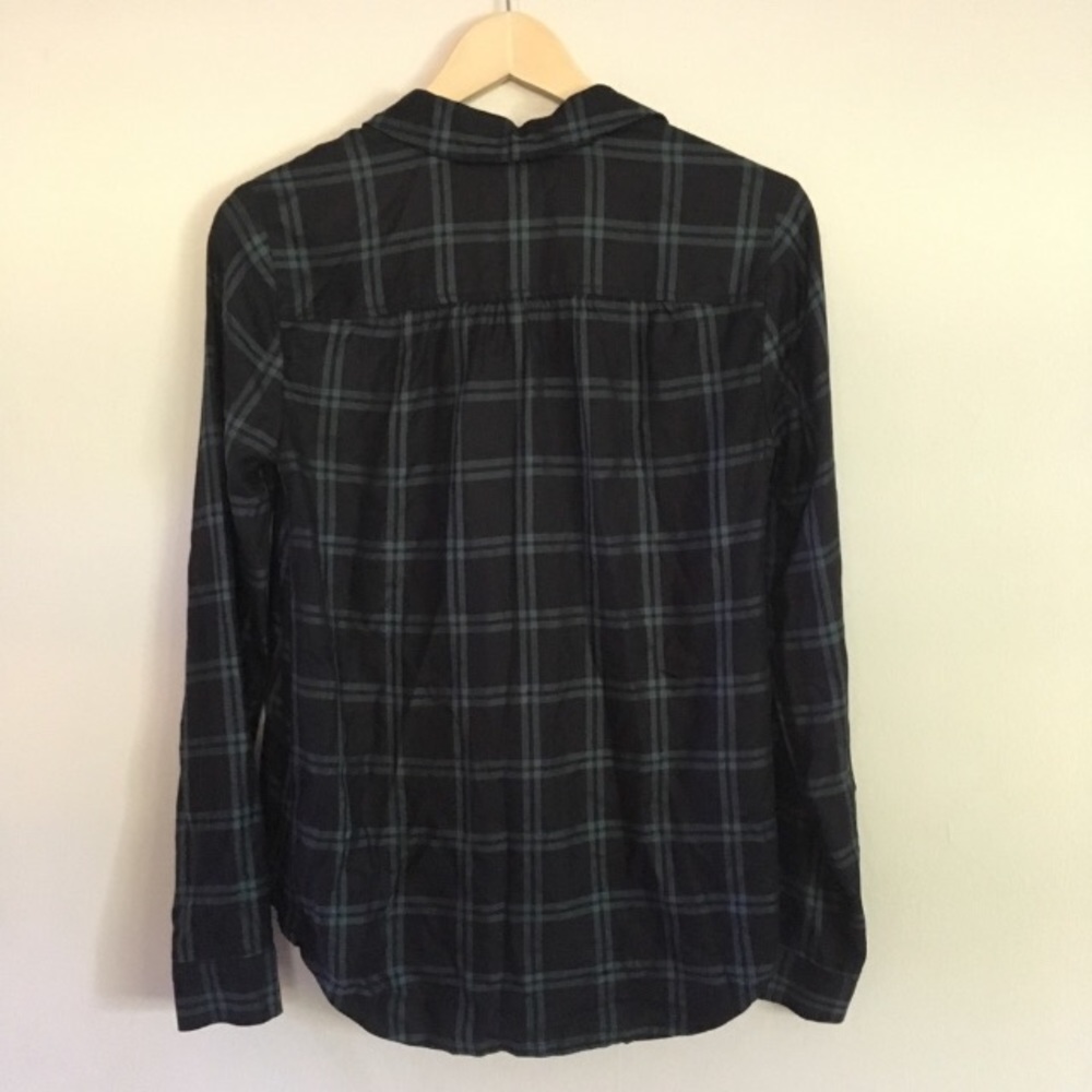 Madewell Women's Plaid Shirt | Faux Wrap | Cozy Casual | Relaxed Fit | Size XS - Picture 4 of 7